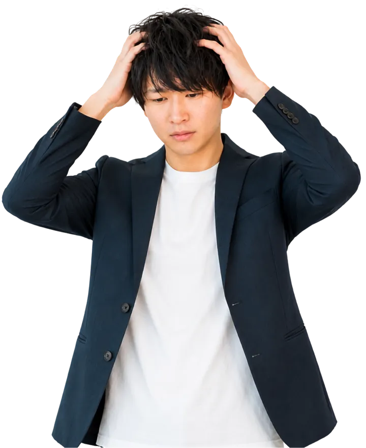 悩む男性